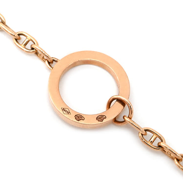 エルメス HERMES シェーヌダンクル コントゥール GM H122303B ピンクゴールド K18PG ネックレス 18K ダイヤモンド PG RG