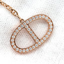 エルメス HERMES シェーヌダンクル コントゥール GM H122303B ピンクゴールド K18PG ネックレス 18K ダイヤモンド PG RG