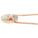 ショーメ CHAUMET ジュ ドゥ リアン ハーモニー SM ペンダント 084220 パールホワイト×ピンクゴールド K18PG ダイヤモンド マザーオブパール ネックレス 白 750 18K PG ダイヤ シェル