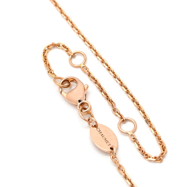 ショーメ CHAUMET ジュ ドゥ リアン ハーモニー SM ペンダント 084220 パールホワイト×ピンクゴールド K18PG ダイヤモンド マザーオブパール ネックレス 白 750 18K PG ダイヤ シェル