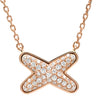ショーメ CHAUMET ジュ ドゥ リアン ダイヤ ペンダント 083221 ピンクゴールド K18PG ダイヤモンド ネックレス 750 18K PG ブリリアントカット