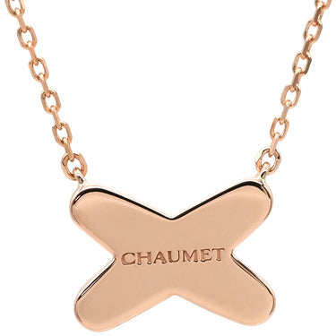 ショーメ CHAUMET ジュ ドゥ リアン ダイヤ ペンダント 083221 ピンクゴールド K18PG ダイヤモンド ネックレス 750 18K PG ブリリアントカット