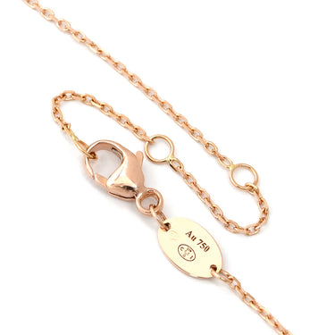 ショーメ CHAUMET ジュ ドゥ リアン ダイヤ ペンダント 083221 ピンクゴールド K18PG ダイヤモンド ネックレス 750 18K PG ブリリアントカット