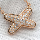 ショーメ CHAUMET ジュ ドゥ リアン ダイヤ ペンダント 083221 ピンクゴールド K18PG ダイヤモンド ネックレス 750 18K PG ブリリアントカット
