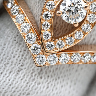 ショーメ CHAUMET ジョゼフィーヌ エグレット 083511 ピンクゴールド K18PG ダイヤモンド #50(JP10) リング 指輪 ダイヤモンド ブリリアントカット 10号