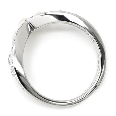 ショーメ CHAUMET ジョゼフィーヌ エグレット 083292 パールホワイト×ホワイトゴールド K18WG パール ダイヤモンド #55(JP15) リング 指輪 白 あこやパール ダイヤ パヴェ 14号