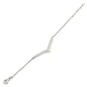 ショーメ CHAUMET ジョゼフィーヌ エグレット パールホワイト×ホワイトゴールド K18WG ダイヤモンド パール ブレスレット JOSEPHINE ダイヤモンド 5Pパール