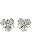 ティファニー Tiffany & Co ペーパーフラワー ダイヤ プラチナシルバー Pt950 ピアス T&Co. プラチナ950 花モチーフ クッションカット ブリリアントカット