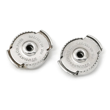 ティファニー Tiffany & Co ペーパーフラワー ダイヤ プラチナシルバー Pt950 ピアス T&Co. プラチナ950 花モチーフ クッションカット ブリリアントカット