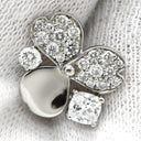 ティファニー Tiffany & Co ペーパーフラワー ダイヤ プラチナシルバー Pt950 ピアス T&Co. プラチナ950 花モチーフ クッションカット ブリリアントカット