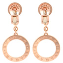 ブルガリ BVLGARI ブルガリブルガリ ソートワール 343402 ピンクゴールド K18PG ピアス 750 K18 PG RG ダイヤ サークル