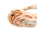 ブルガリ BVLGARI ブルガリブルガリ ソートワール 343402 ピンクゴールド K18PG ピアス 750 K18 PG RG ダイヤ サークル
