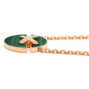 ショーメ CHAUMET ジュ ドゥ リアン ハーモニーSM ペンダント 084427 グリーン×ピンクゴールド K18PG ダイヤモンド マラカイト ネックレス 緑 750PG ダイヤ マラカイト マット