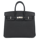 エルメス HERMES バーキン 25 ブラック トゴ ハンドバッグ シルバー金具 新品 未使用 黒 2026年製