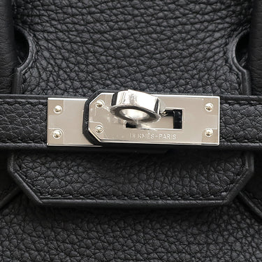 エルメス HERMES バーキン 25 ブラック トゴ ハンドバッグ シルバー金具 新品 未使用 黒 2026年製