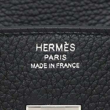 エルメス HERMES バーキン 25 ブラック トゴ ハンドバッグ シルバー金具 新品 未使用 黒 2026年製