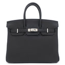 エルメス HERMES バーキン 25 ブラック トゴ ハンドバッグ シルバー金具 新品 未使用 黒 2026年製