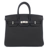 エルメス HERMES バーキン 25 ブラック トゴ ハンドバッグ シルバー金具 新品 未使用 黒 2026年製