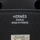 エルメス HERMES バーキン 25 ブラック トゴ ハンドバッグ シルバー金具 新品 未使用 黒 2026年製