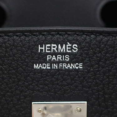 エルメス HERMES バーキン 25 ブラック トゴ ハンドバッグ シルバー金具 新品 未使用 黒 2026年製
