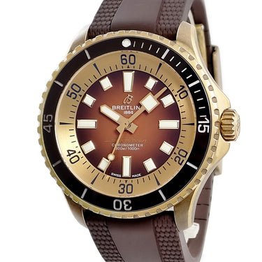 腕時計 ブライトリング BREITLING スーパーオーシャン オートマチック 44 N17376 N17376201Q1S1 自動巻き メンズ ブロンズ ブラウン