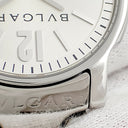 腕時計 ブルガリ BVLGARI ソロテンポ ST35S クオーツ メンズ シルバー サンレイ バー アラビア デイト