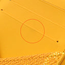 ルイヴィトン LOUIS VUITTON コインカード ホルダー M12660 サフランイエロー レザー モノグラムヘリテージキャンバス カードケース ゴールド金具 黄色 フラグメントケース