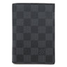 ルイヴィトン LOUIS VUITTON クーヴェルテュール パスポール NM N64411 ダミエグラフィット レザー ダミエグラフィットキャンバス パスポートケース イニシャル刻印あり