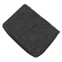ルイヴィトン LOUIS VUITTON ジッピー コインパース M28797 ブラック モノグラムアンプラント コインケース ゴールド金具 ラウンドジップ