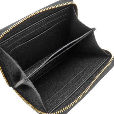 ルイヴィトン LOUIS VUITTON ジッピー コインパース M28797 ブラック モノグラムアンプラント コインケース ゴールド金具 ラウンドジップ