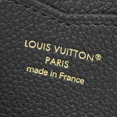 ルイヴィトン LOUIS VUITTON ジッピー コインパース M28797 ブラック モノグラムアンプラント コインケース ゴールド金具 ラウンドジップ