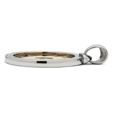 ブルガリ BVLGARI トンド サン イエローゴールド×シルバー K18YG ステンレススチール ペンダントトップ 750YG SS