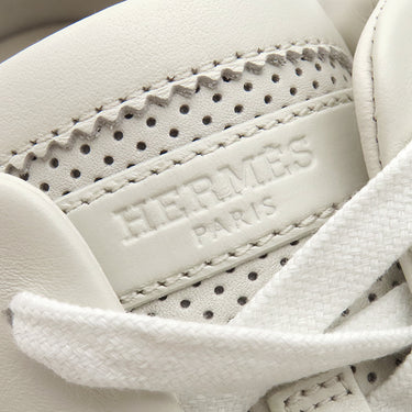 エルメス HERMES バウンシング H261013Z エクリュ カーフ ヴォーペルフォレ #36 スニーカー 新品 未使用 アイボリー パンチング