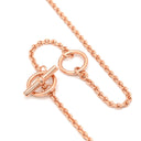 エルメス HERMES ミニマイヨン PM ペンダント ヴェールフィズ GP エナメル ネックレス ローズゴールド金具 ピンクゴールド 緑 シェーヌダンクルモチーフ 新品 未使用