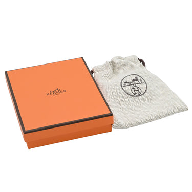 エルメス HERMES ミニマイヨン PM ペンダント ヴェールフィズ GP エナメル ネックレス ローズゴールド金具 ピンクゴールド 緑 シェーヌダンクルモチーフ 新品 未使用