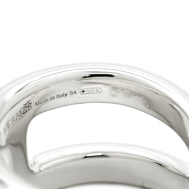 エルメス HERMES オスモズ GM シルバー シルバー925 #54(JP14) リング 指輪 SV925 AG925 Hモチーフ 13.5号