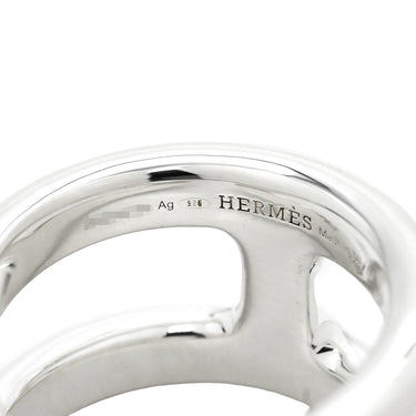 エルメス HERMES オスモズ GM シルバー シルバー925 #54(JP14) リング 指輪 SV925 AG925 Hモチーフ 13.5号