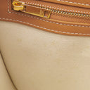 セリーヌ CELINE スモール バーティカル カバ 192082BNZ.02NT ナチュラル×タン キャンバス レザー 2WAYバッグ ゴールド金具 ハンドバッグ ショルダー