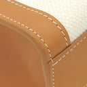 セリーヌ CELINE スモール バーティカル カバ 192082BNZ.02NT ナチュラル×タン キャンバス レザー 2WAYバッグ ゴールド金具 ハンドバッグ ショルダー
