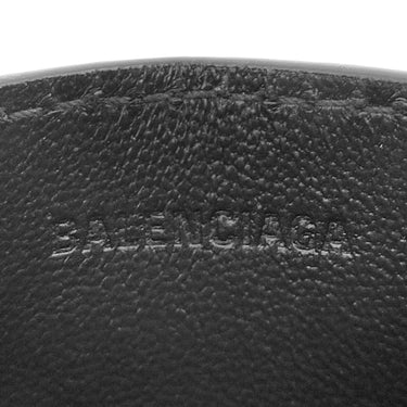 バレンシアガ BALENCIAGA ロゴ カードホルダー 693547 ブラック レザー カードケース カード入れ 定期入れ パスケース タイヤモチーフ