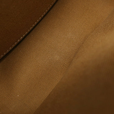 セリーヌ CELINE フォルコ ミディアム タン レザー トリオンフキャンバス ショルダーバッグ ゴールド金具 茶 トリオンフ