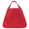 グッチ GUCCI ソーホー インターロッキング G 336751 レッド レザー 2WAYバッグ ゴールド金具 フリンジ欠品