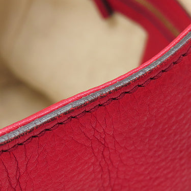 グッチ GUCCI ソーホー インターロッキング G 336751 レッド レザー 2WAYバッグ ゴールド金具 フリンジ欠品