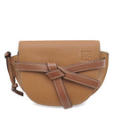ロエベ LOEWE ゲート バッグ ミニ タン カーフ ショルダーバッグ ゴールド金具 茶