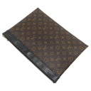 ルイヴィトン LOUIS VUITTON ポシェット ディスカバリー M69411 ブラウン×ブラック モノグラムマカサー クラッチバッグ シルバー金具 セカンドバッグ
