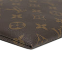 ルイヴィトン LOUIS VUITTON ポシェット ディスカバリー M69411 ブラウン×ブラック モノグラムマカサー クラッチバッグ シルバー金具 セカンドバッグ