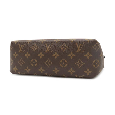 ルイヴィトン LOUIS VUITTON パラス ビューティケース M64124 ノワール モノグラムキャンバス レザー クラッチバッグ ゴールド金具 化粧ポーチ 茶 黒