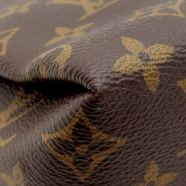 ルイヴィトン LOUIS VUITTON パラス ビューティケース M64124 ノワール モノグラムキャンバス レザー クラッチバッグ ゴールド金具 化粧ポーチ 茶 黒