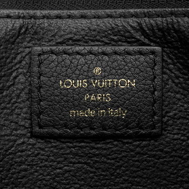 ルイヴィトン LOUIS VUITTON パラス ビューティケース M64124 ノワール モノグラムキャンバス レザー クラッチバッグ ゴールド金具 化粧ポーチ 茶 黒