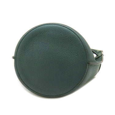 セリーヌ CELINE ビッグバッグ バケット ナノ グリーン レザー 2WAYバッグ シルバー金具 ハンドバッグ ショルダーバッグ